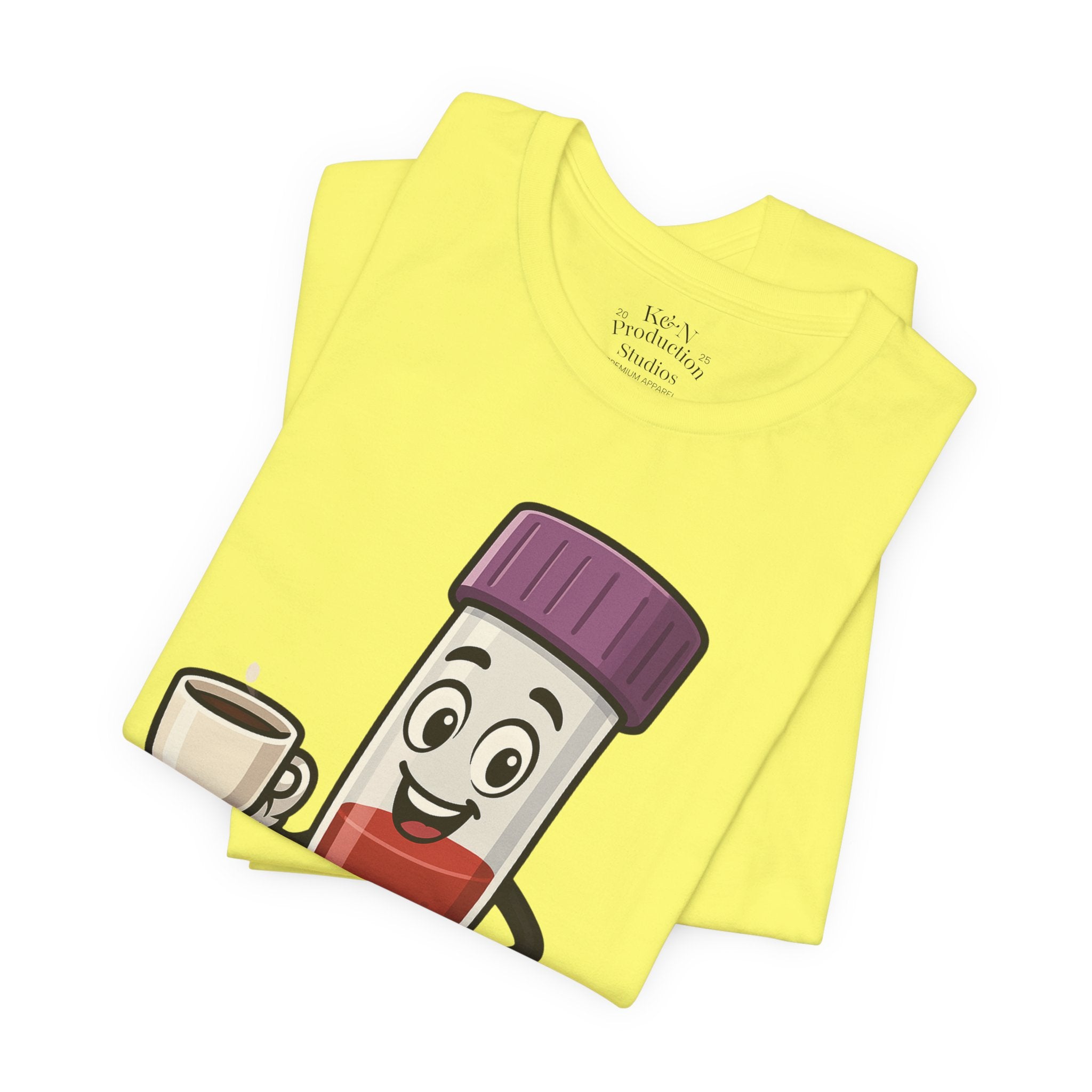 Lab Legends™ Toobey “Here for the Results and Cause Some Drama” Tee – Customizable Healthcare Humor Shirt