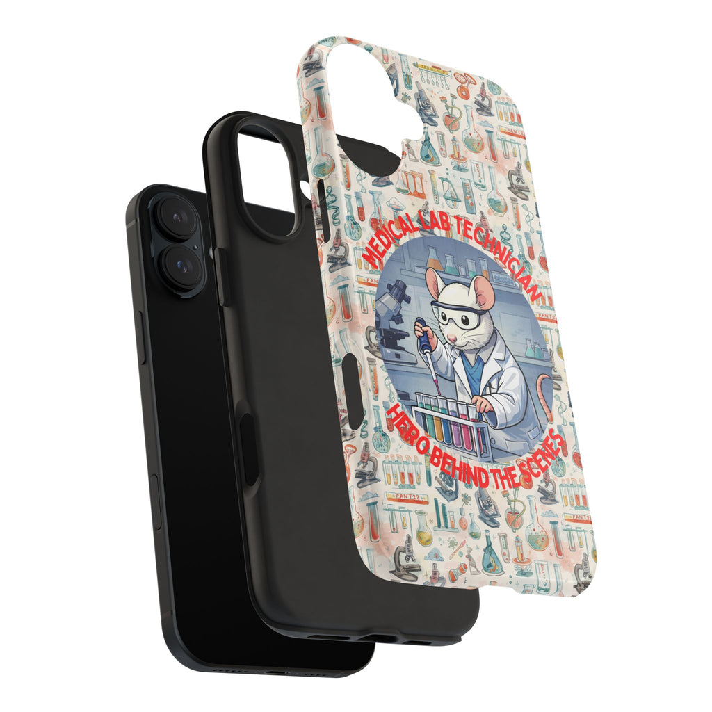Medical Lab Technician Phone Case — "Lab Life" Cute Lab Mouse Design