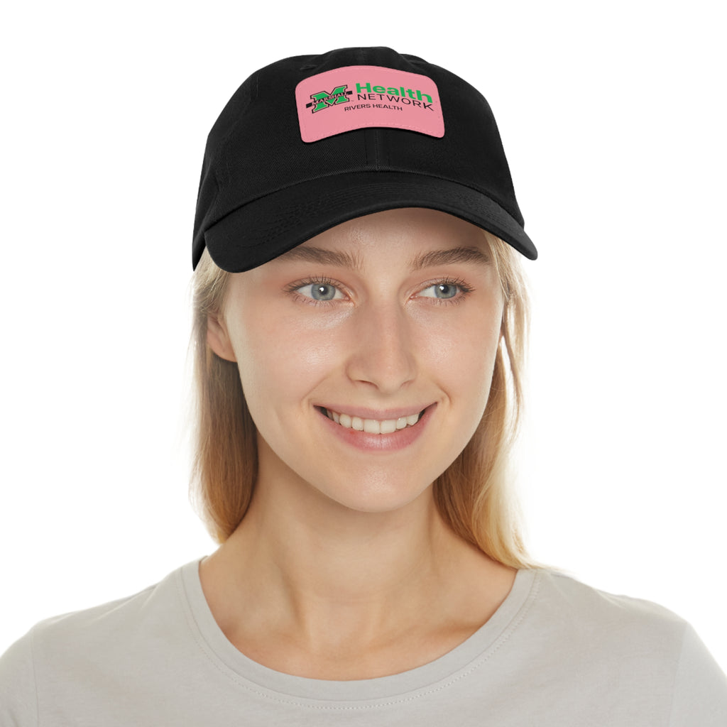 Marshall Health Network Rivers Health Laboratory Employee of the Month Dad Hat with Leather Patch