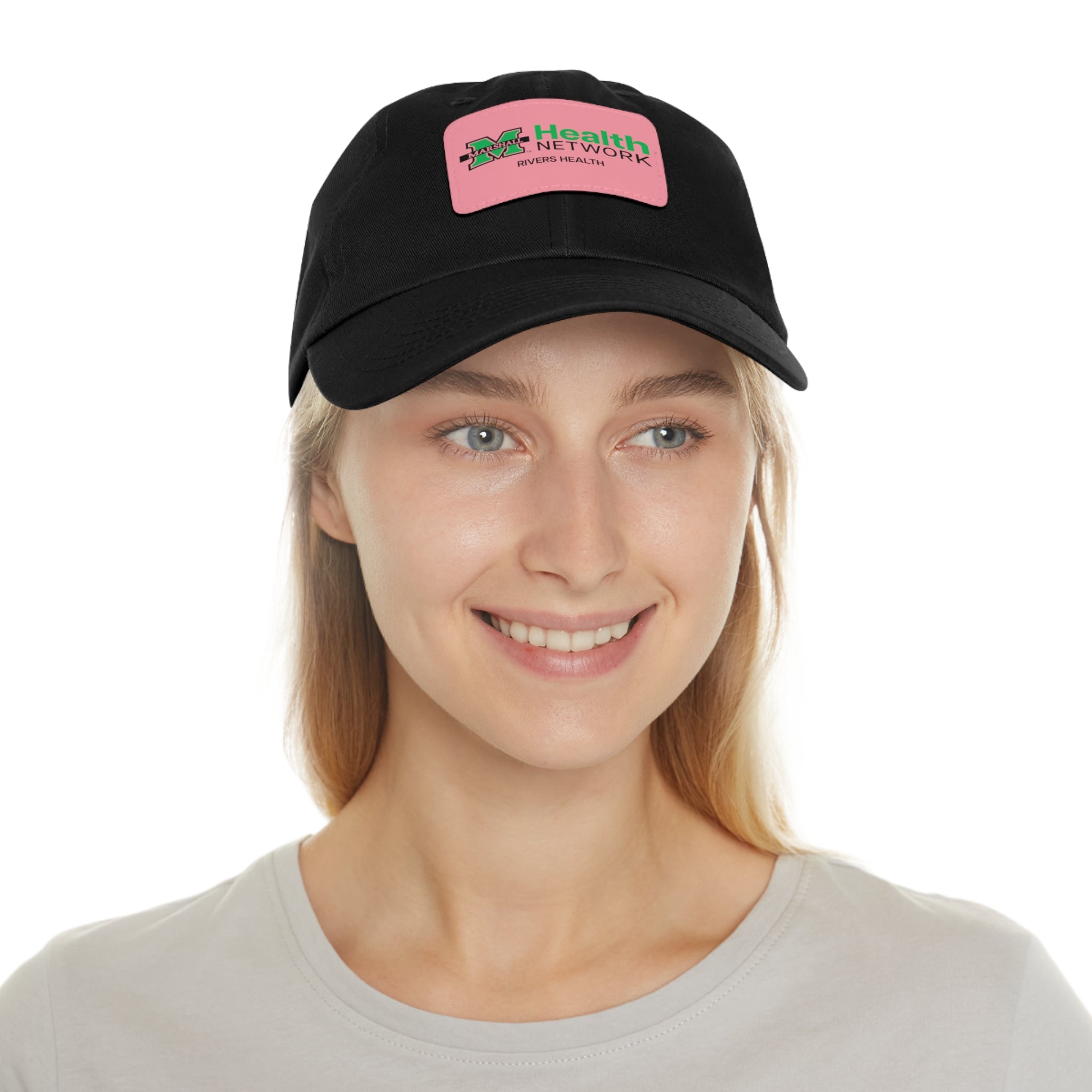 Marshall Health Network Rivers Health Laboratory Employee of the Month Dad Hat with Leather Patch