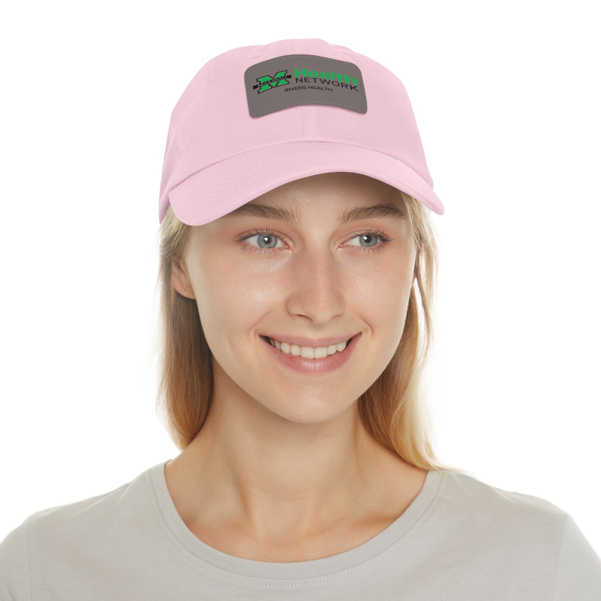 Marshall Health Network Rivers Health Laboratory Employee of the Month Dad Hat with Leather Patch