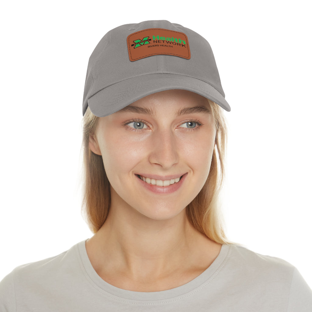 Marshall Health Network Rivers Health Laboratory Employee of the Month Dad Hat with Leather Patch