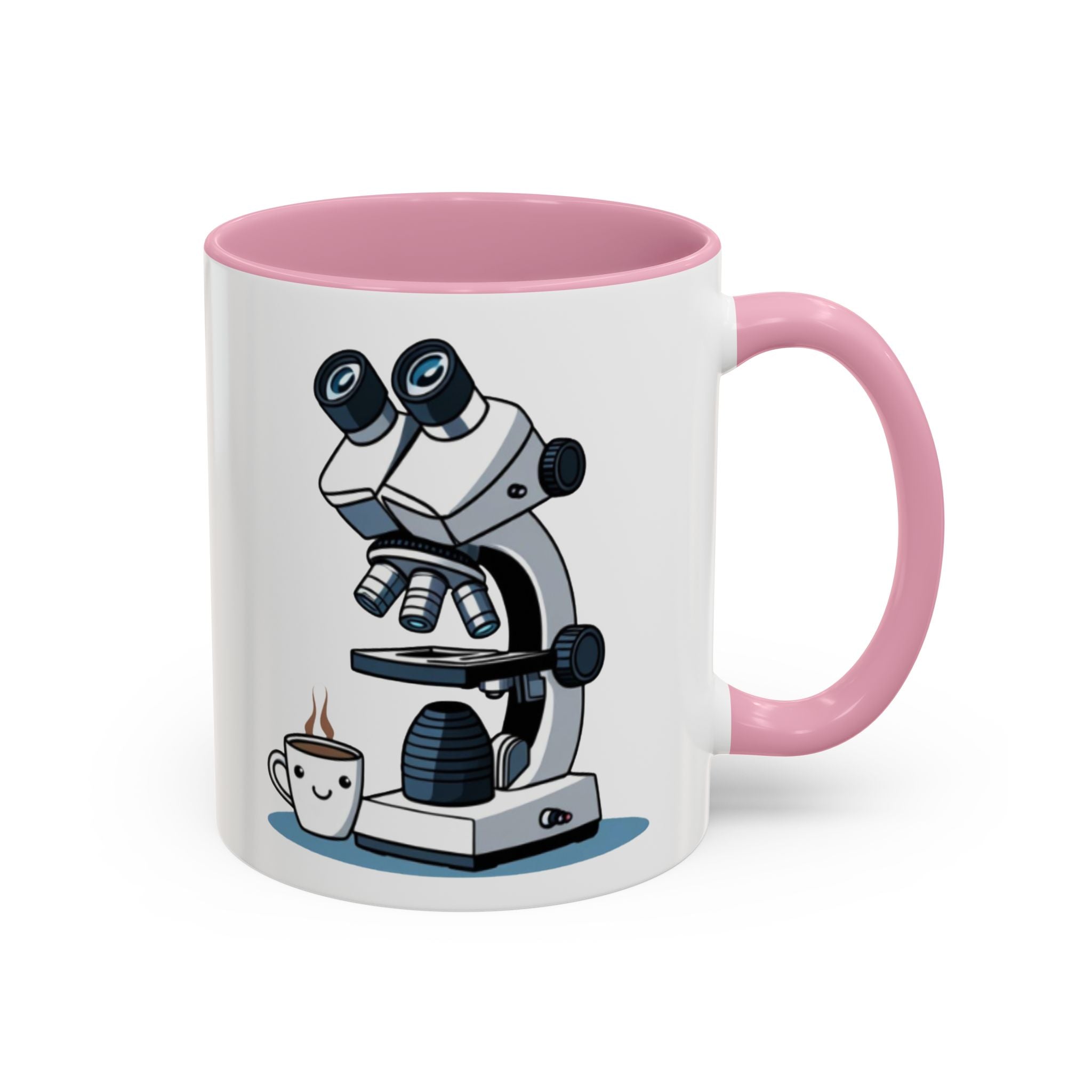 Microscope Coffee Mug — Cute Scientist Lab Drinkware (11oz & 15oz)