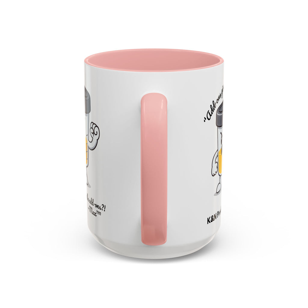 Max™ Double-Sided Specimen Cup Mug – “Add-Ons” Lab Humor by Lab Legends™