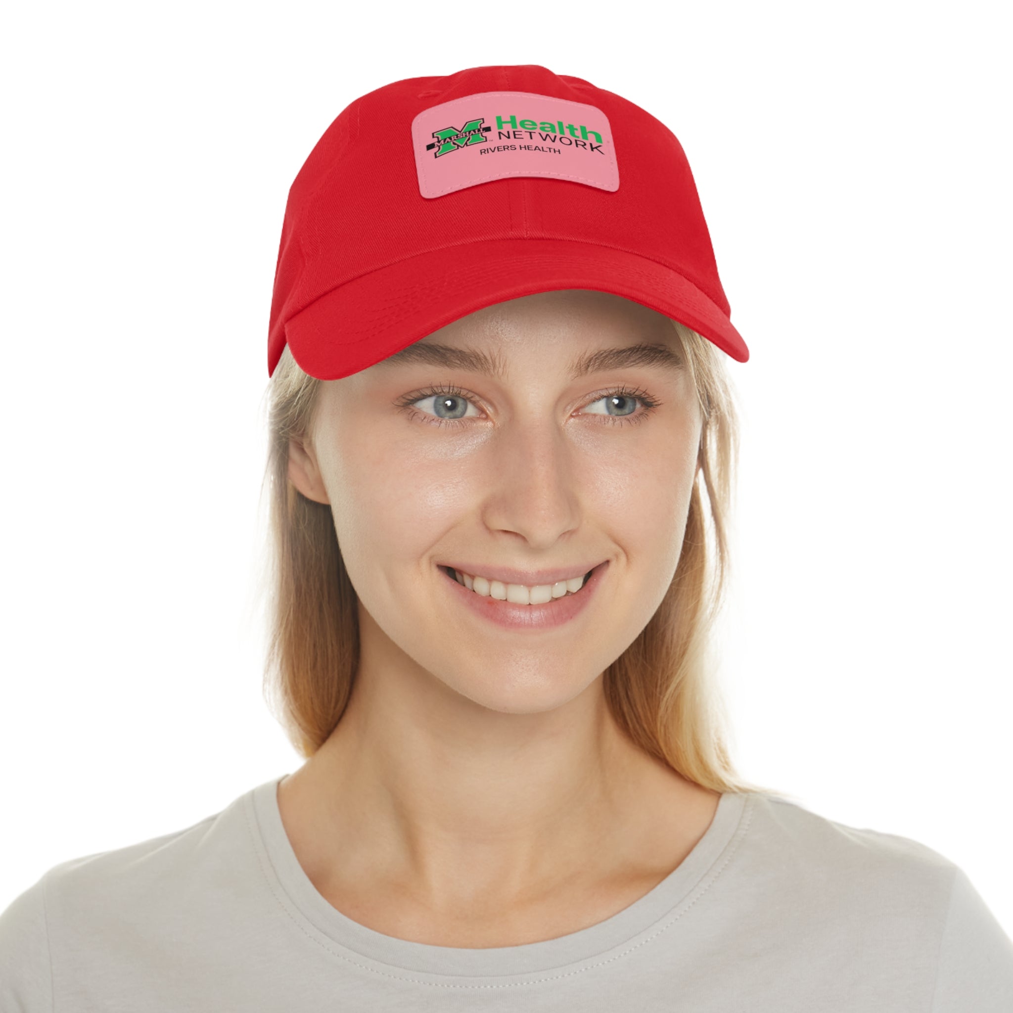 Marshall Health Network Rivers Health Laboratory Employee of the Month Dad Hat with Leather Patch