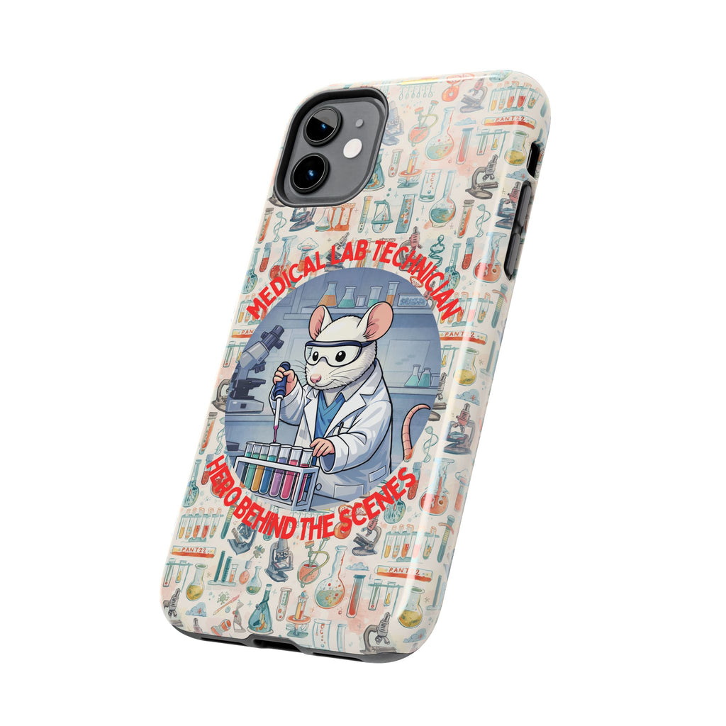 Medical Lab Technician Phone Case — "Lab Life" Cute Lab Mouse Design