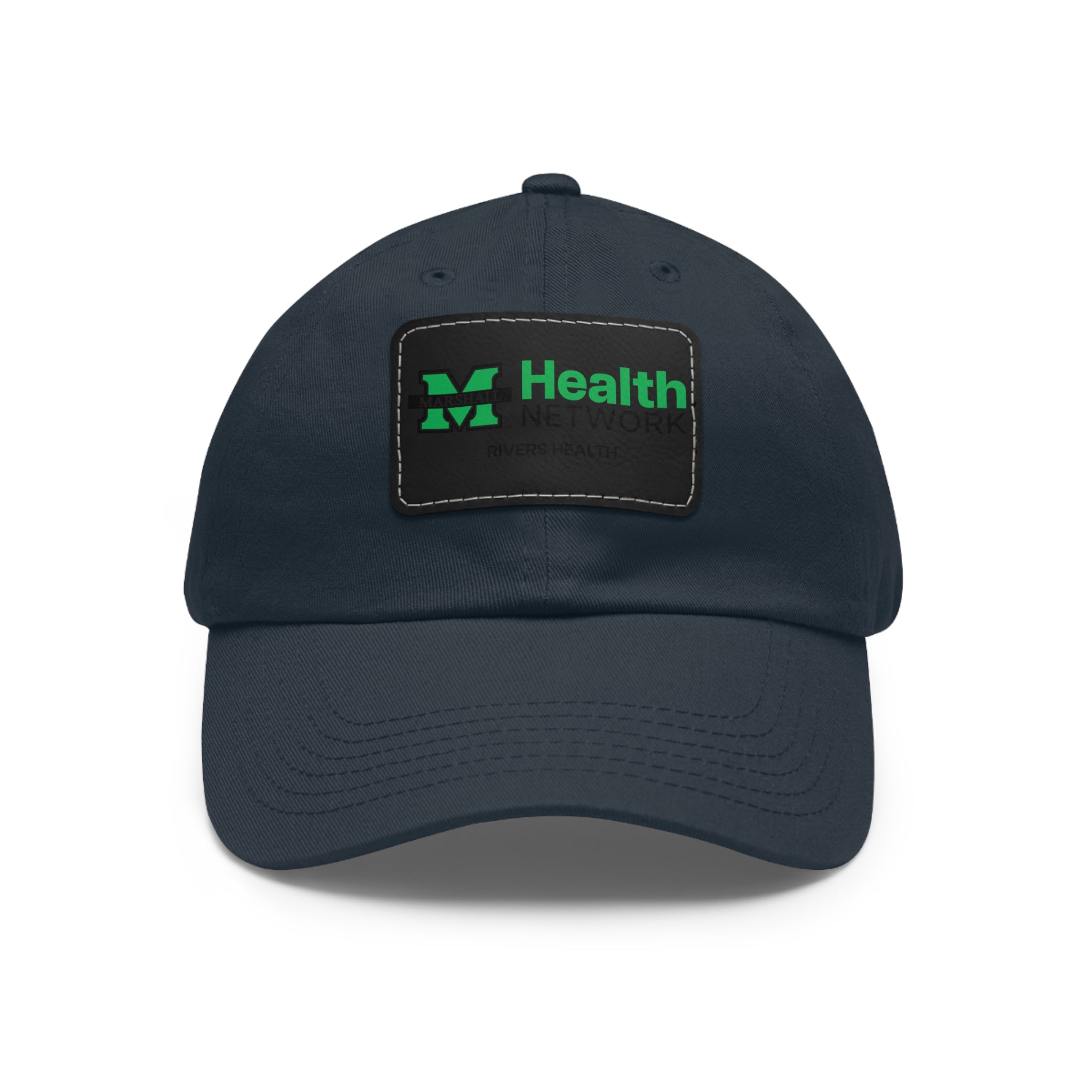 Marshall Health Network Rivers Health Laboratory Employee of the Month Dad Hat with Leather Patch