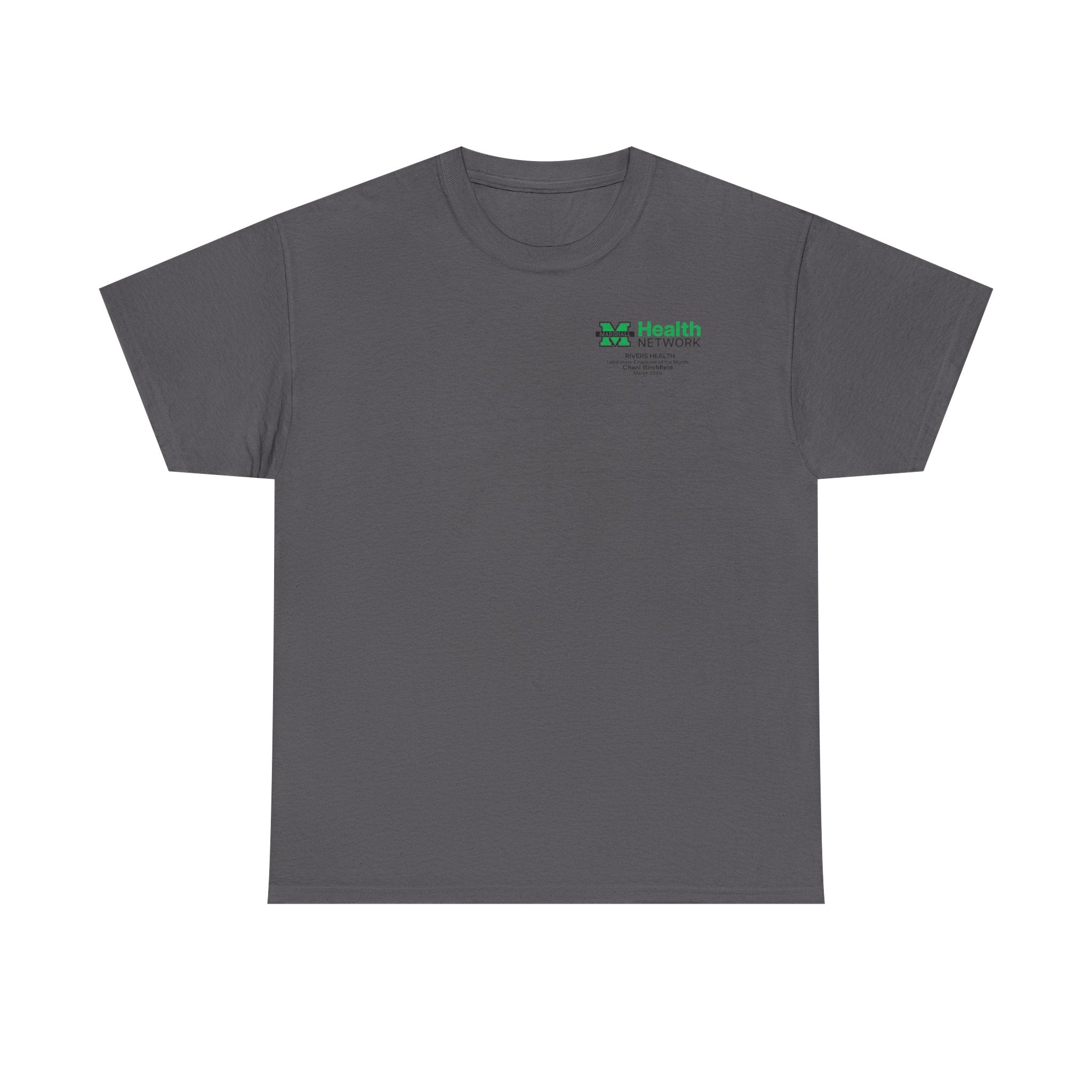 Marshall Health Network Rivers Health Laboratory Employee of the Month Classic Cotton T-Shirt