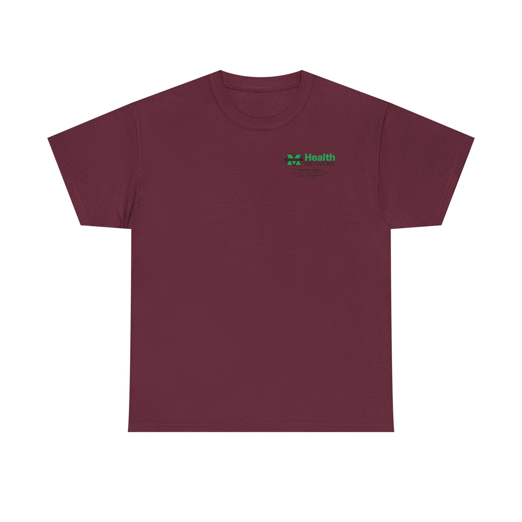 Marshall Health Network Rivers Health Laboratory Employee of the Month Classic Cotton T-Shirt