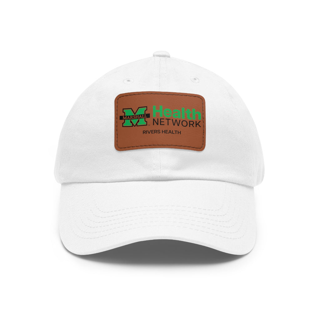 Marshall Health Network Rivers Health Laboratory Employee of the Month Dad Hat with Leather Patch