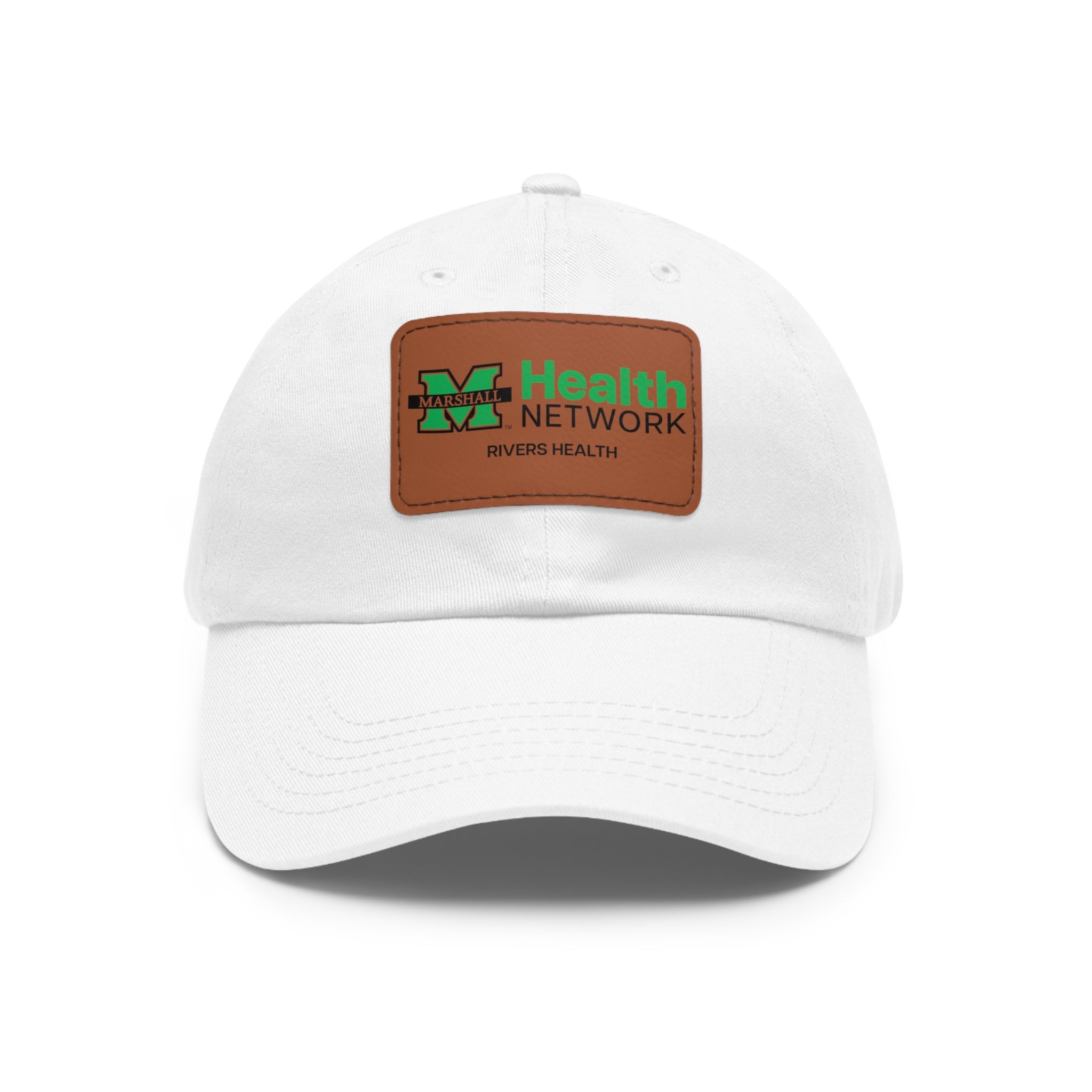 Marshall Health Network Rivers Health Laboratory Employee of the Month Dad Hat with Leather Patch