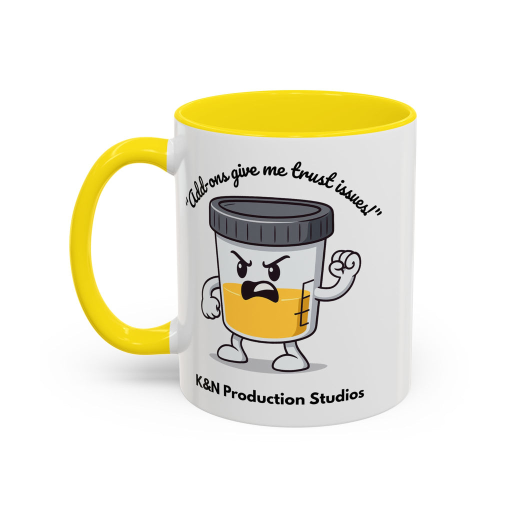 Max™ Double-Sided Specimen Cup Mug – “Add-Ons” Lab Humor by Lab Legends™