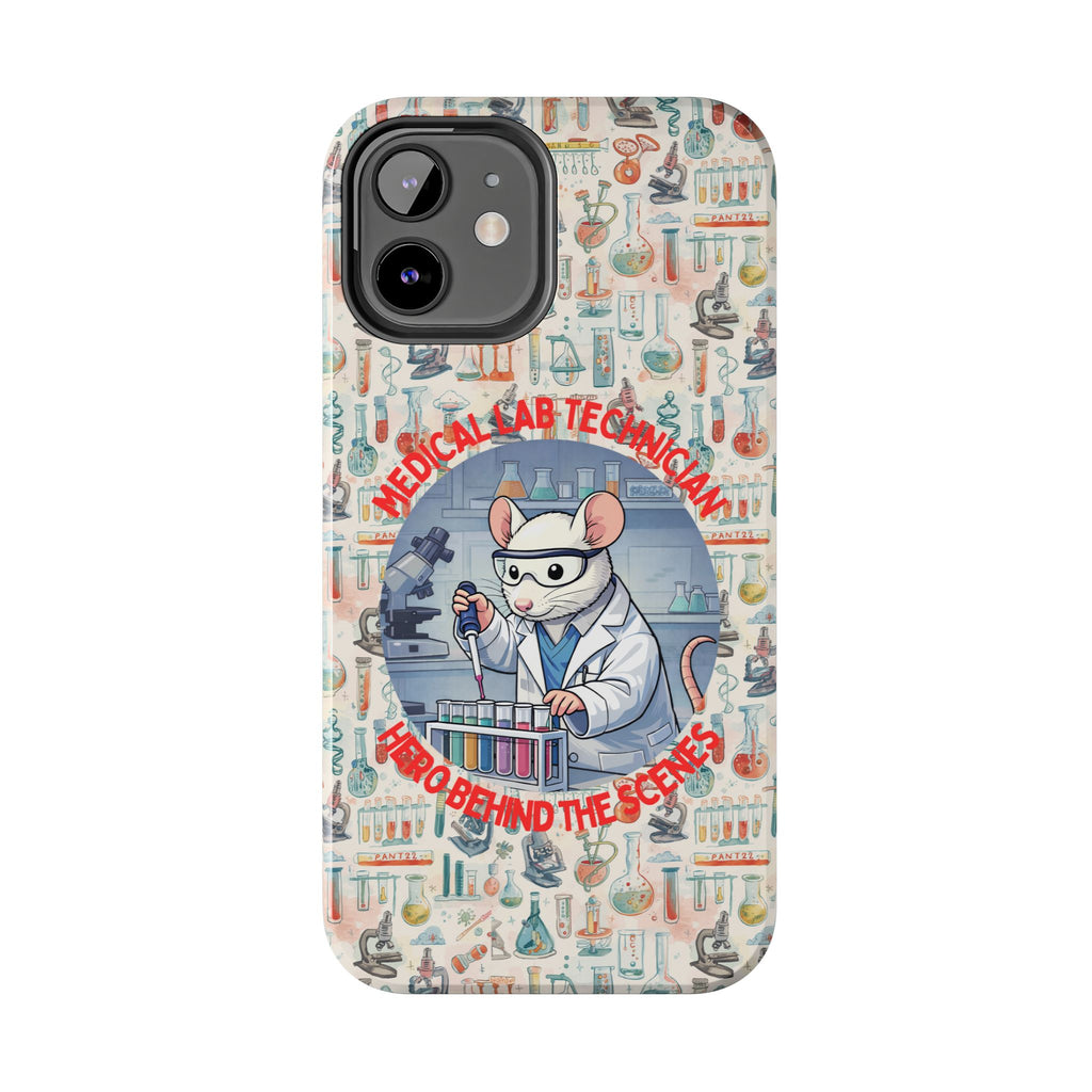 Medical Lab Technician Phone Case — "Lab Life" Cute Lab Mouse Design