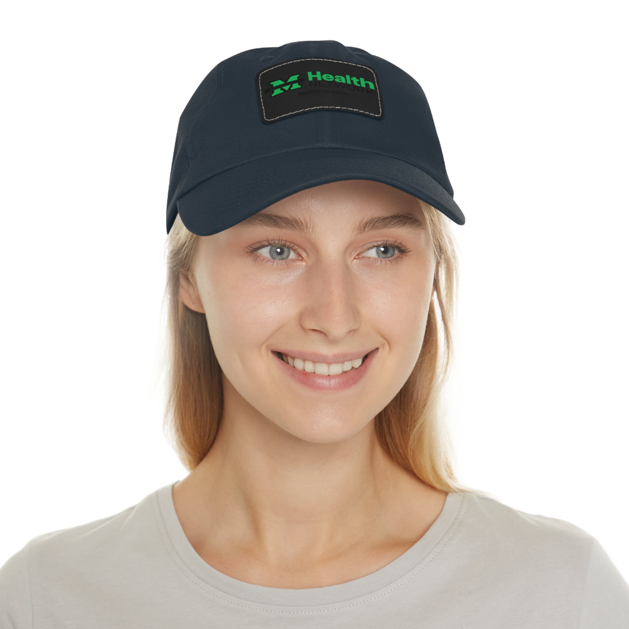 Marshall Health Network Rivers Health Laboratory Employee of the Month Dad Hat with Leather Patch