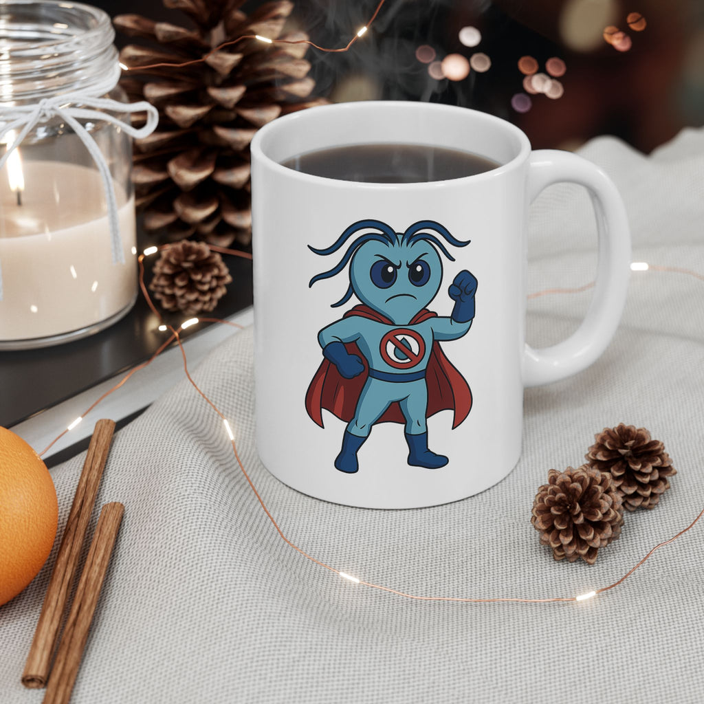 Giardia George™ – "Time to Flush Out the Foe" Mug