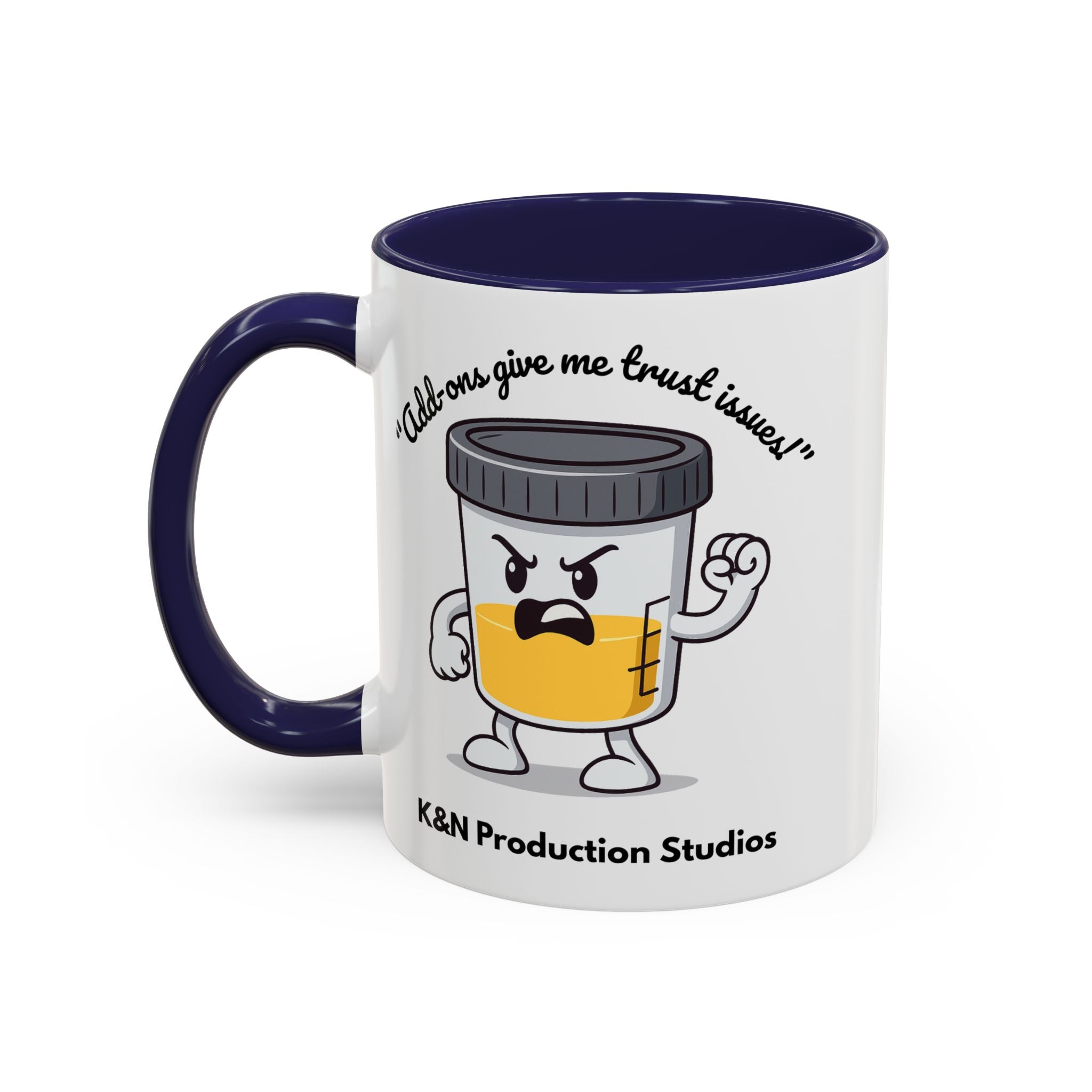 Max™ Double-Sided Specimen Cup Mug – “Add-Ons” Lab Humor by Lab Legends™