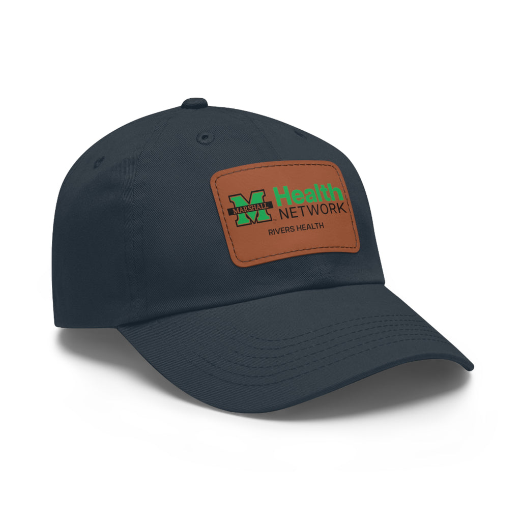 Marshall Health Network Rivers Health Laboratory Employee of the Month Dad Hat with Leather Patch