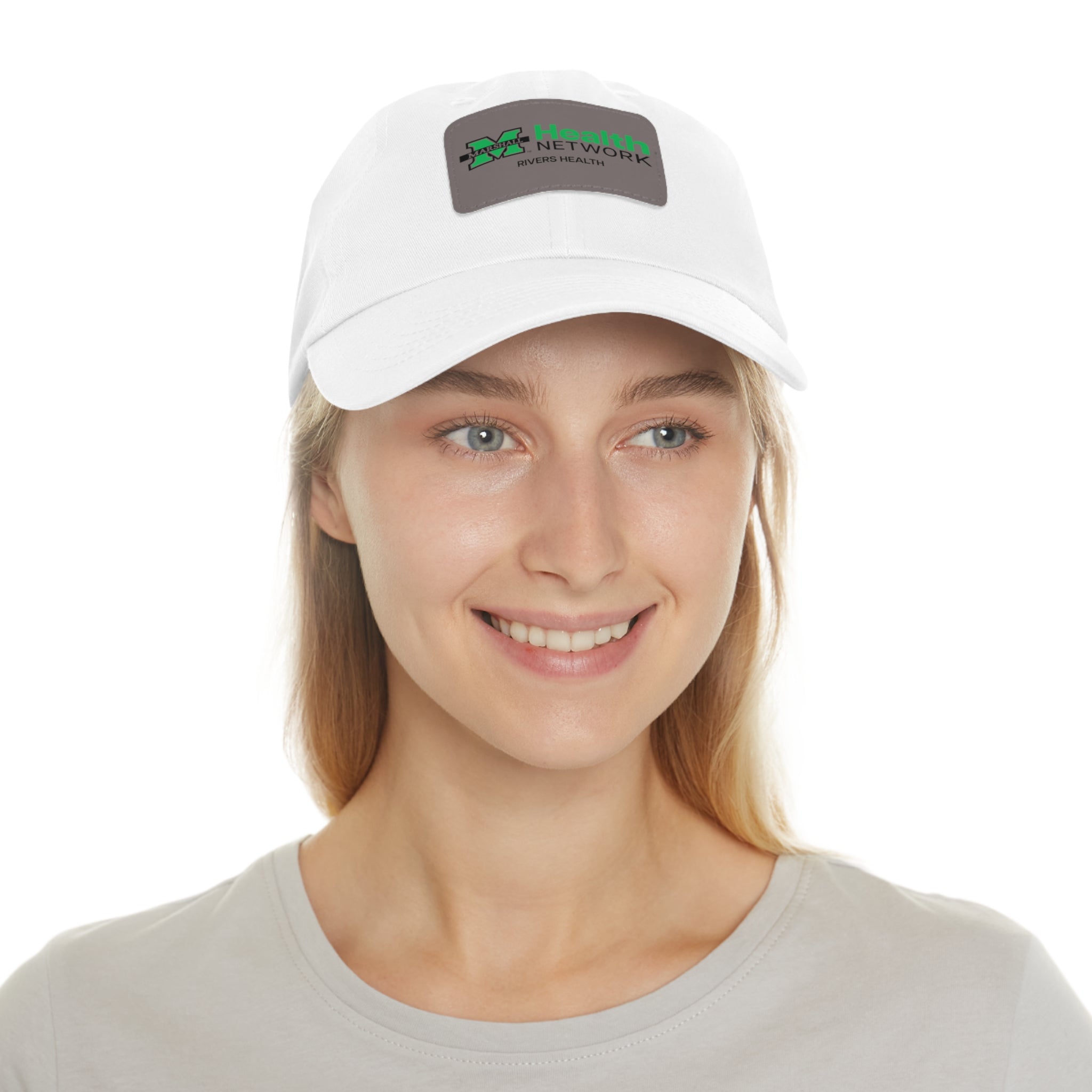 Marshall Health Network Rivers Health Laboratory Employee of the Month Dad Hat with Leather Patch