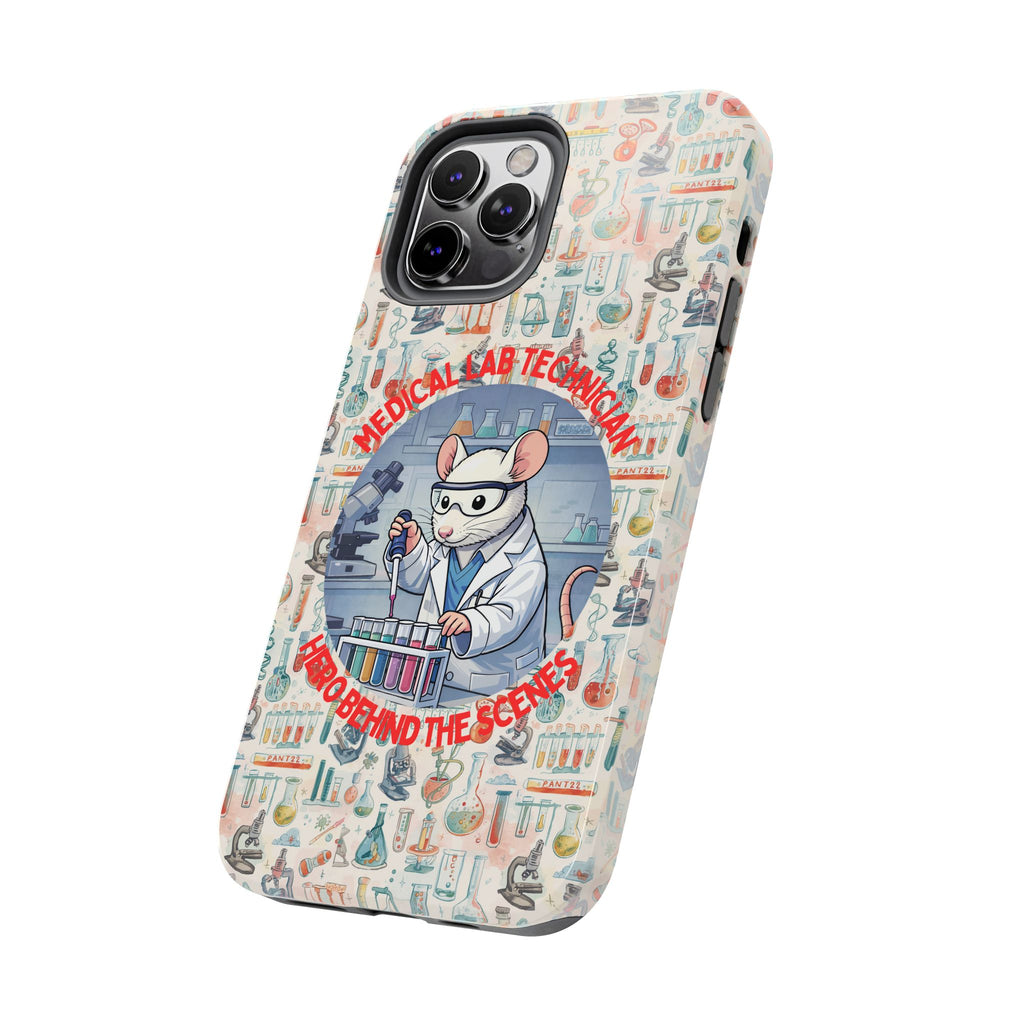 Medical Lab Technician Phone Case — "Lab Life" Cute Lab Mouse Design