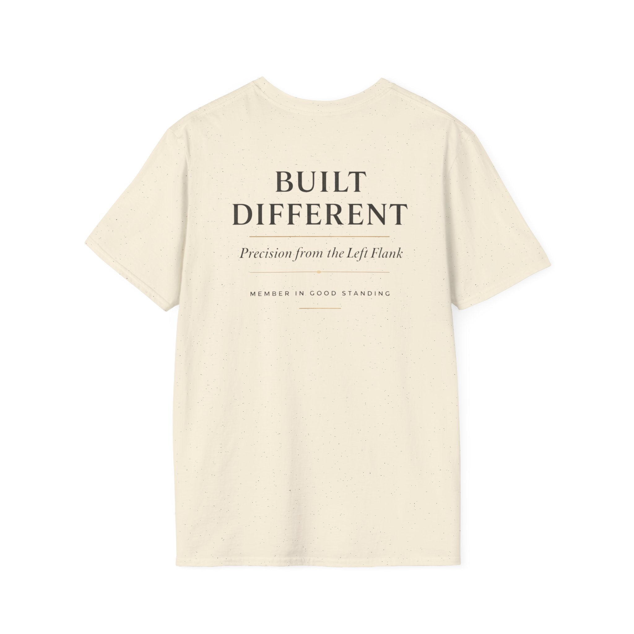 Southpaw Society “Built Different” T-Shirt — Left-Handed 10% Founding Edition Graphic Tee