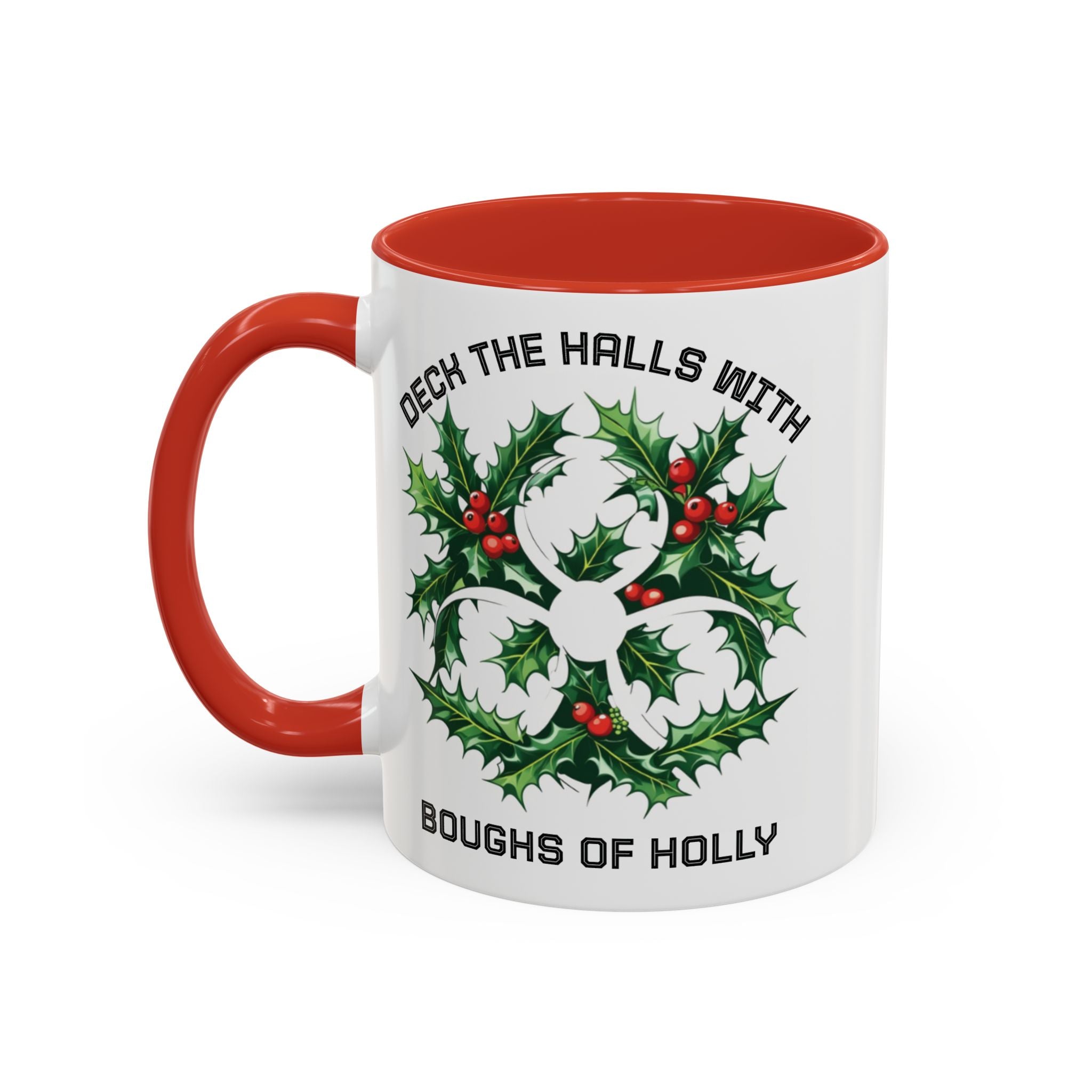 Festive Science Mug – “Science Is Lit” & “Deck the Halls” Dual-Sided Holiday Gift