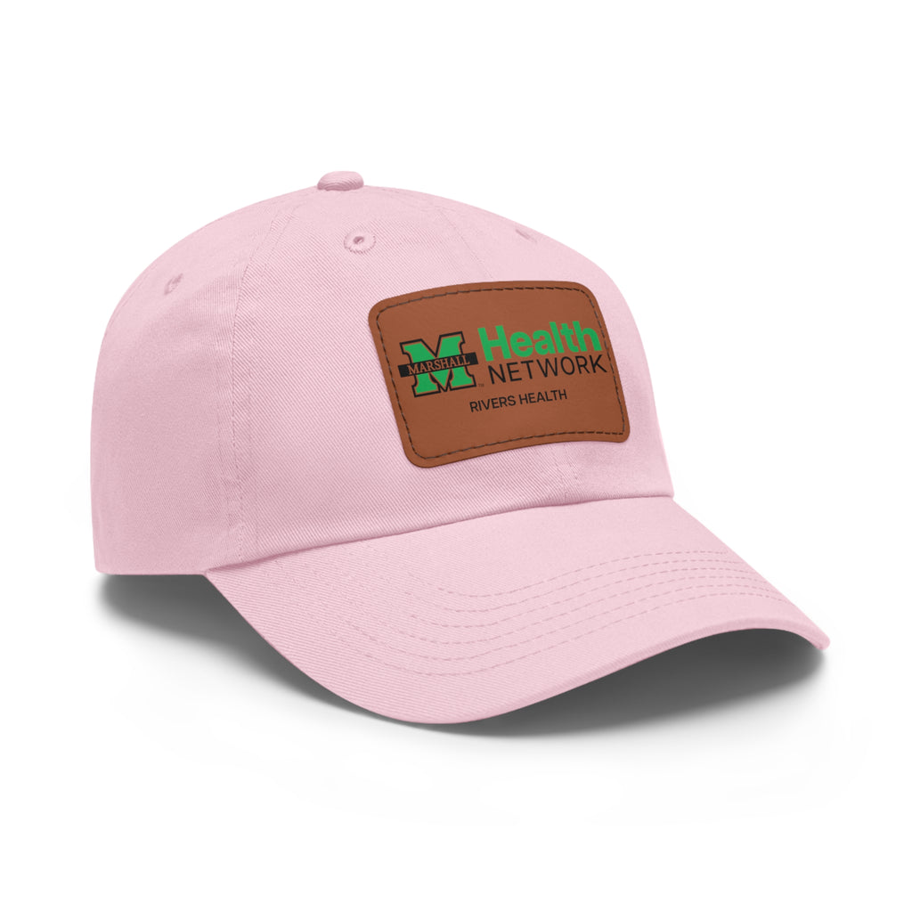 Marshall Health Network Rivers Health Laboratory Employee of the Month Dad Hat with Leather Patch