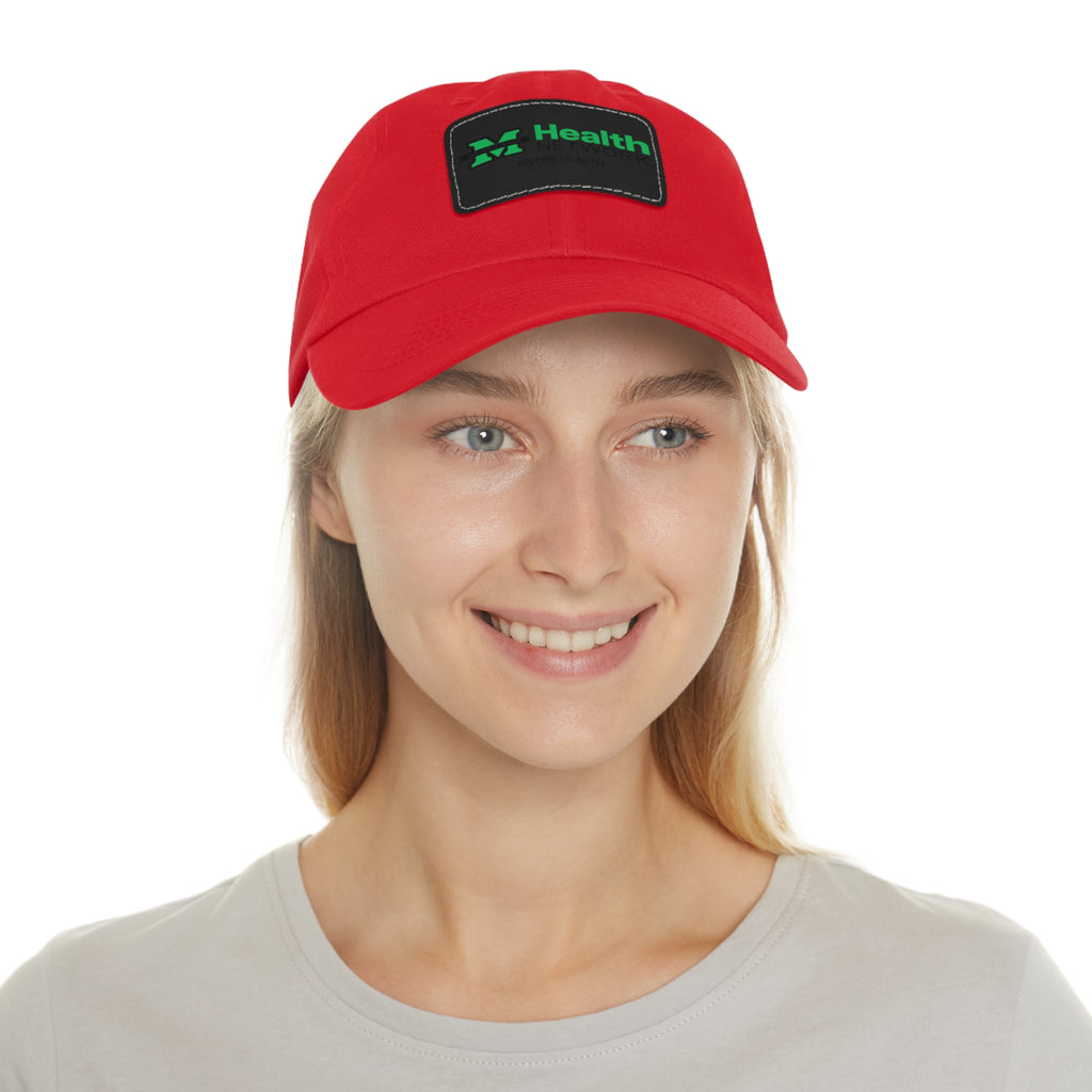 Marshall Health Network Rivers Health Laboratory Employee of the Month Dad Hat with Leather Patch