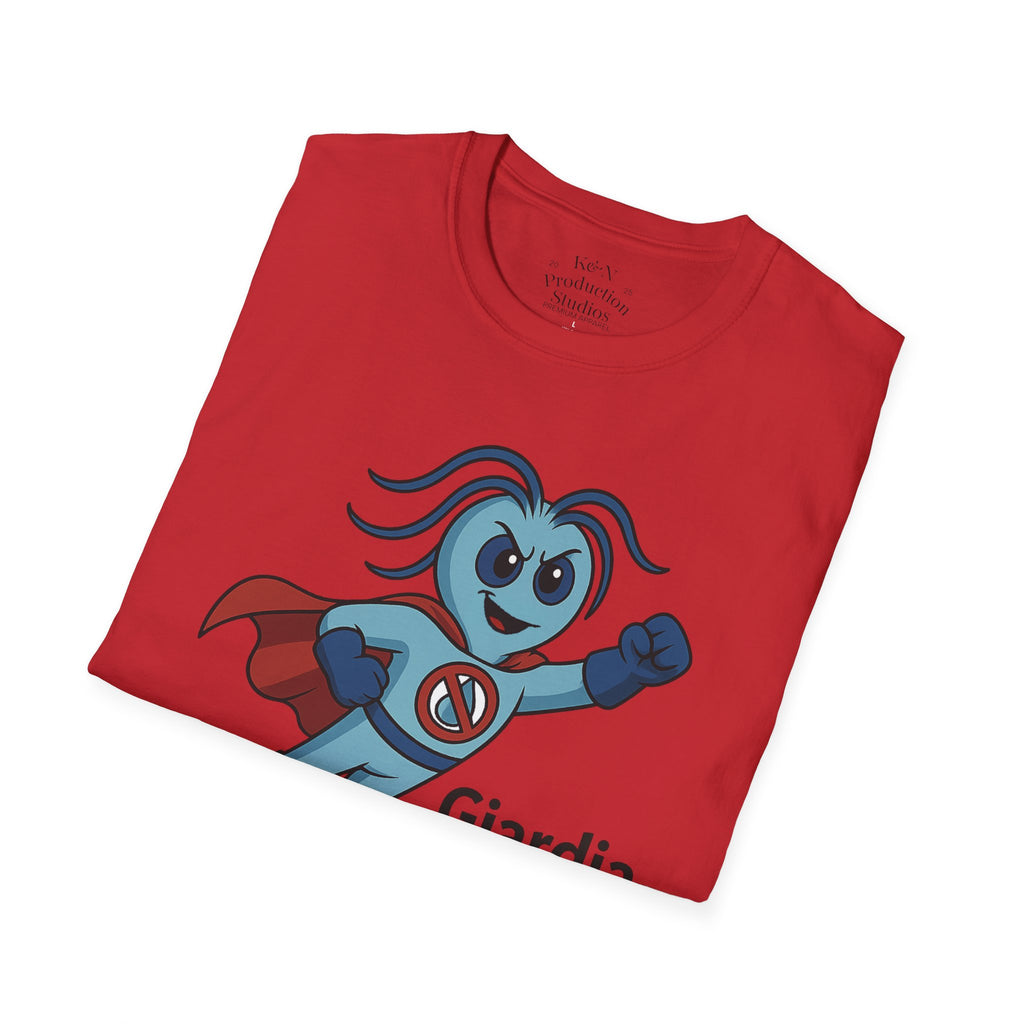 Giardia George™ Hero Tee – "Without the Lab, It’s Just a Guess"