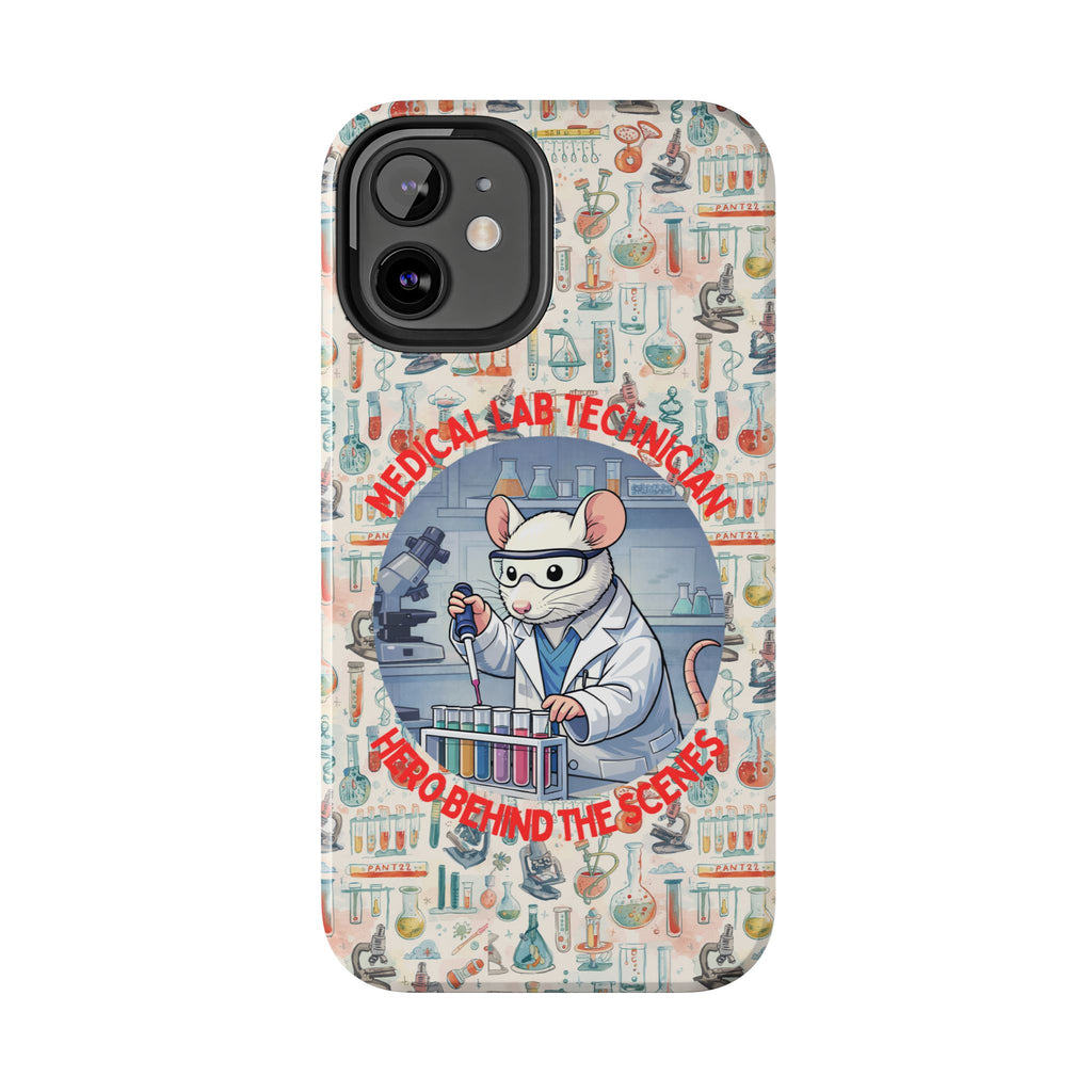 Medical Lab Technician Phone Case — "Lab Life" Cute Lab Mouse Design