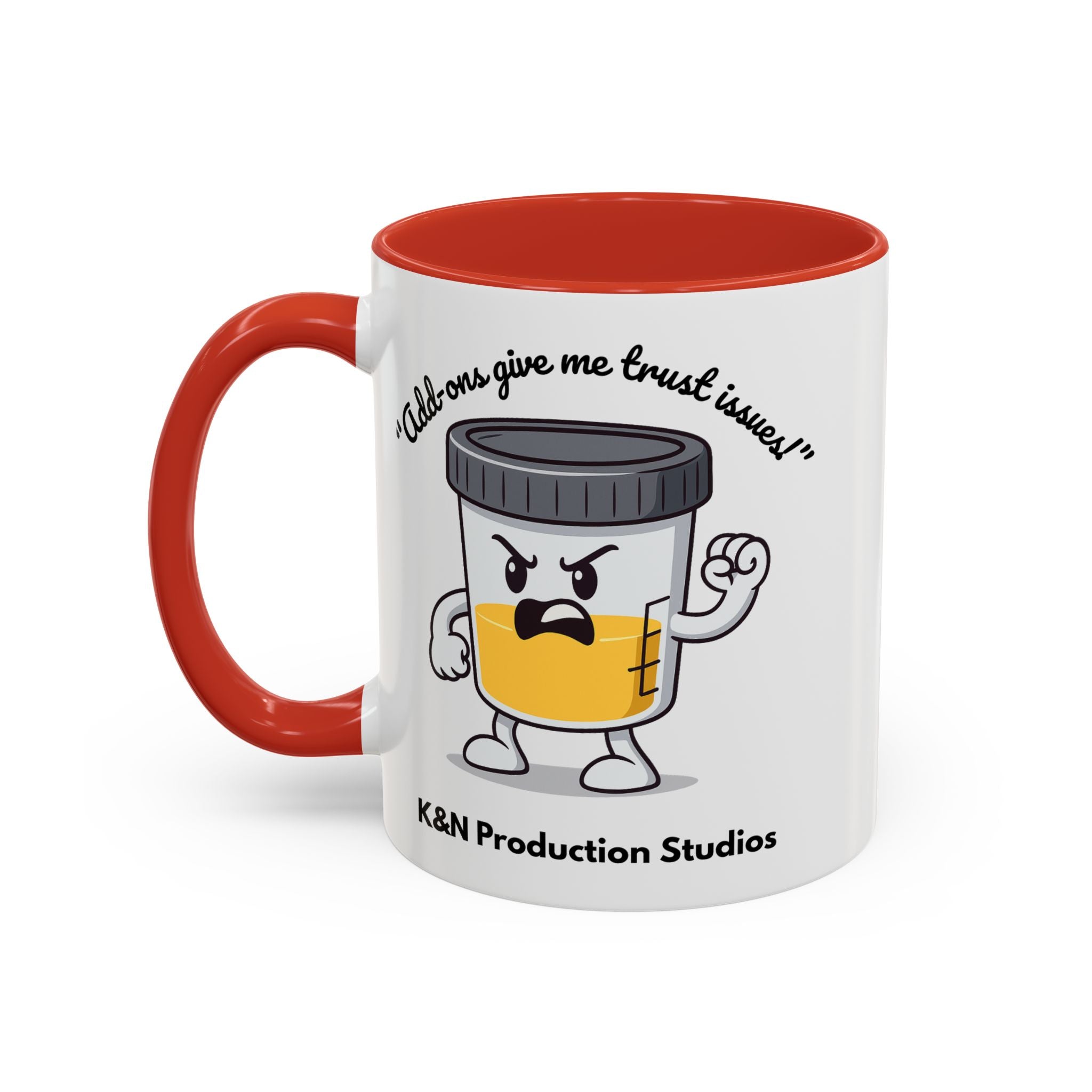 Max™ Double-Sided Specimen Cup Mug – “Add-Ons” Lab Humor by Lab Legends™