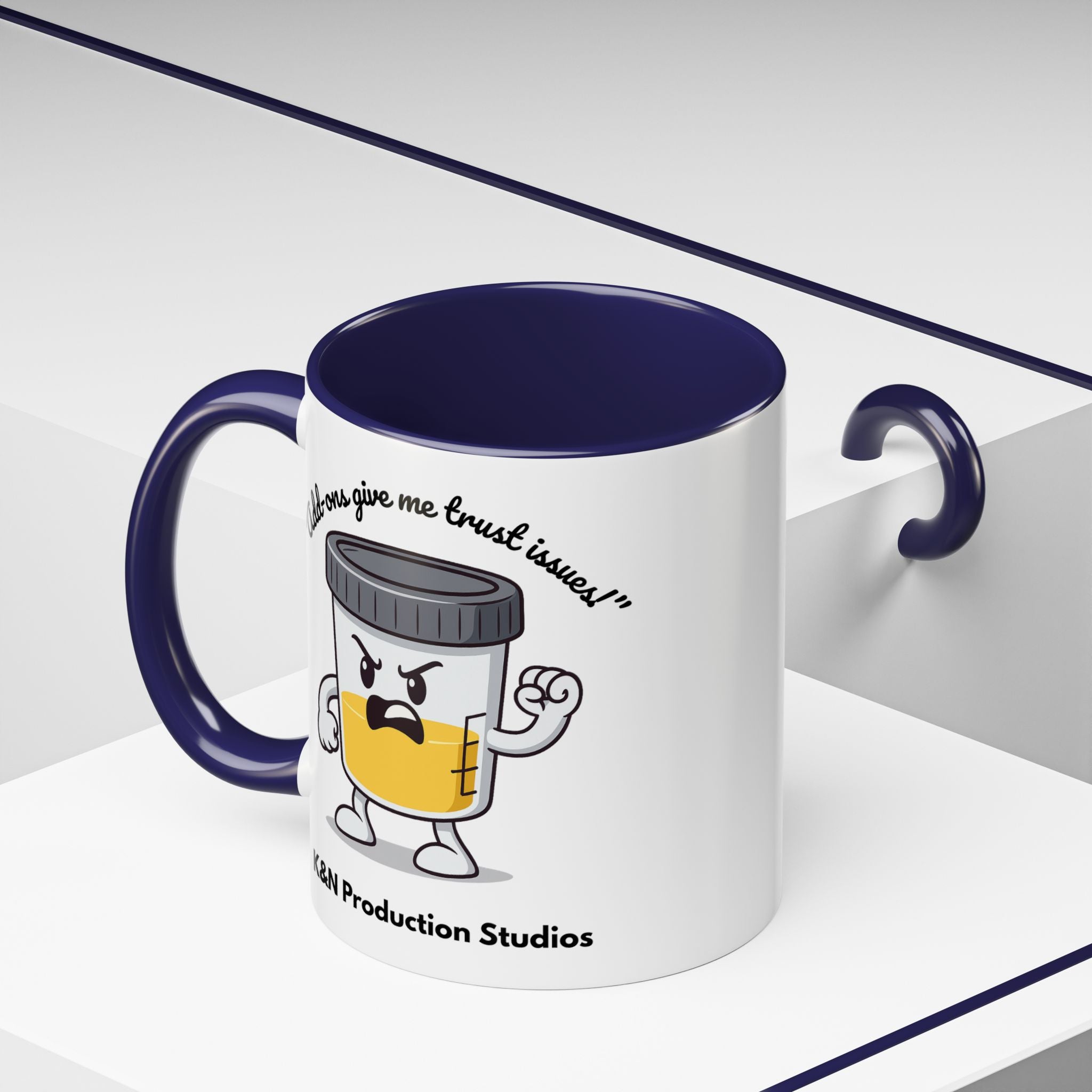 Max™ Double-Sided Specimen Cup Mug – “Add-Ons” Lab Humor by Lab Legends™