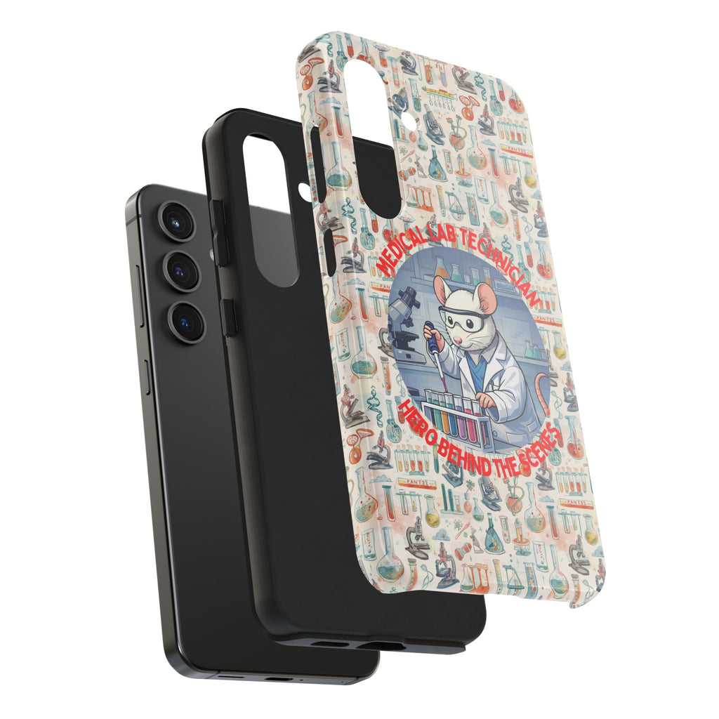 Medical Lab Technician Phone Case — "Lab Life" Cute Lab Mouse Design